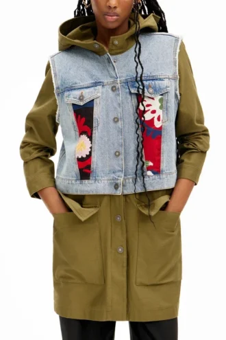 2-In-1 Embroidered Hybrid Parka