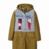 2-In-1 Embroidered Hybrid Parka
