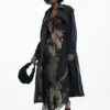 Abstract Midi Dress
