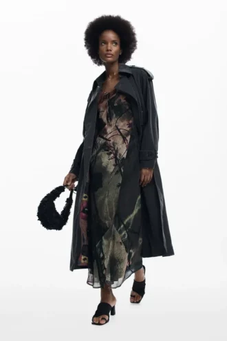 Abstract Midi Dress