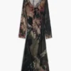 Abstract Midi Dress