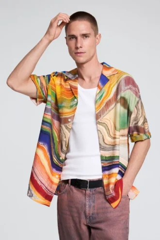 Abstract Print Shirt