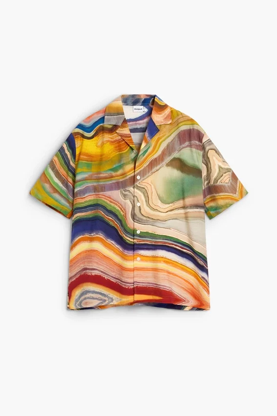 Abstract Print Shirt Abstract Print Shirt