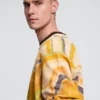 Abstract Printed Sweater