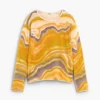 Abstract Printed Sweater