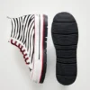 Animal Print High-Top Platform Sneakers