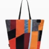 Arty Patch Bag with Large Handles