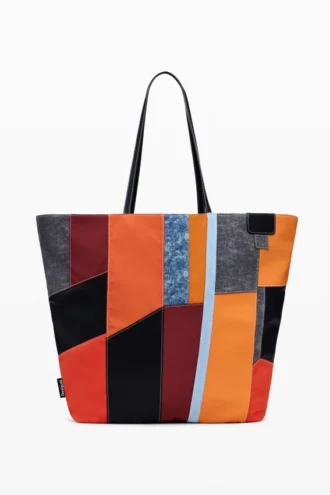Arty Patch Bag with Large Handles