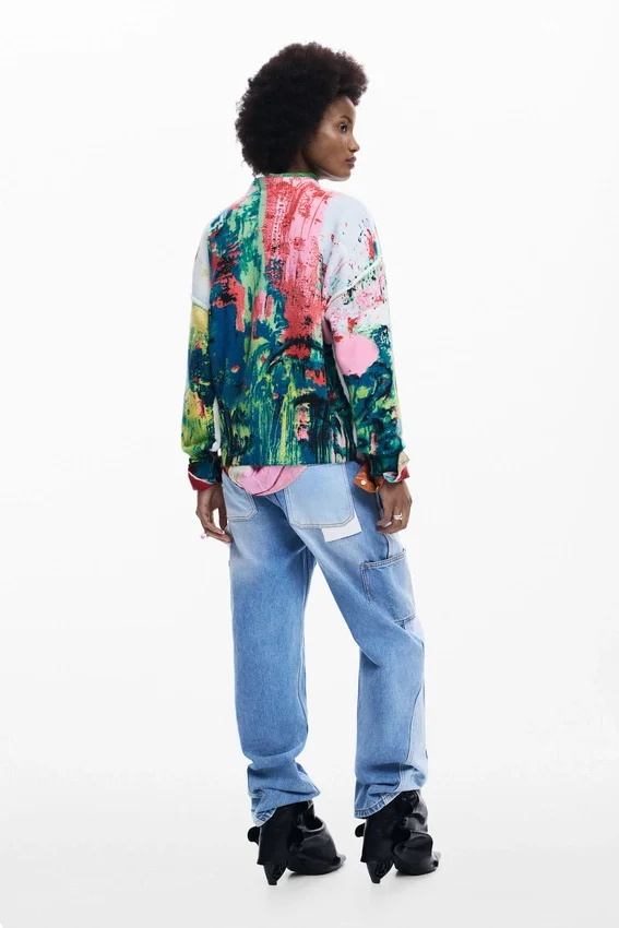 Arty Printed Sweater Arty Printed Sweater