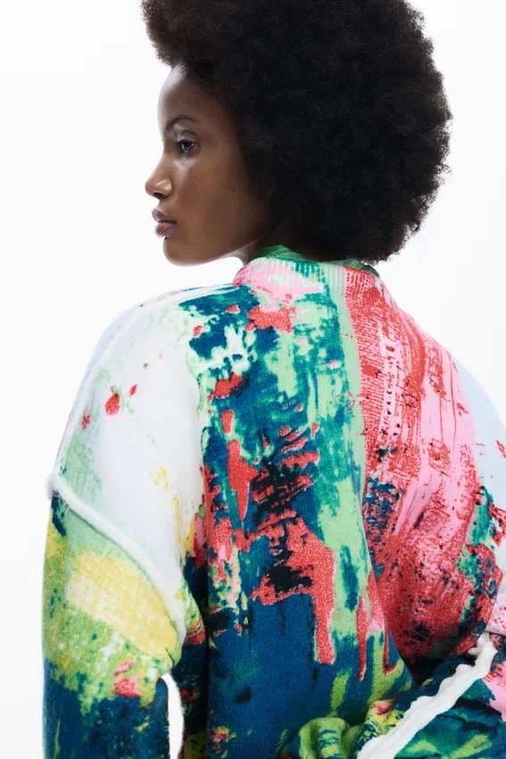 Arty Printed Sweater Arty Printed Sweater