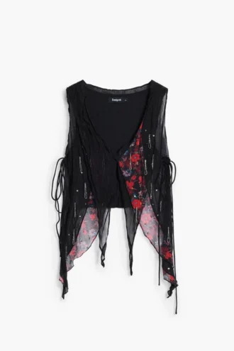 Asymmetric Chiffon Blouse