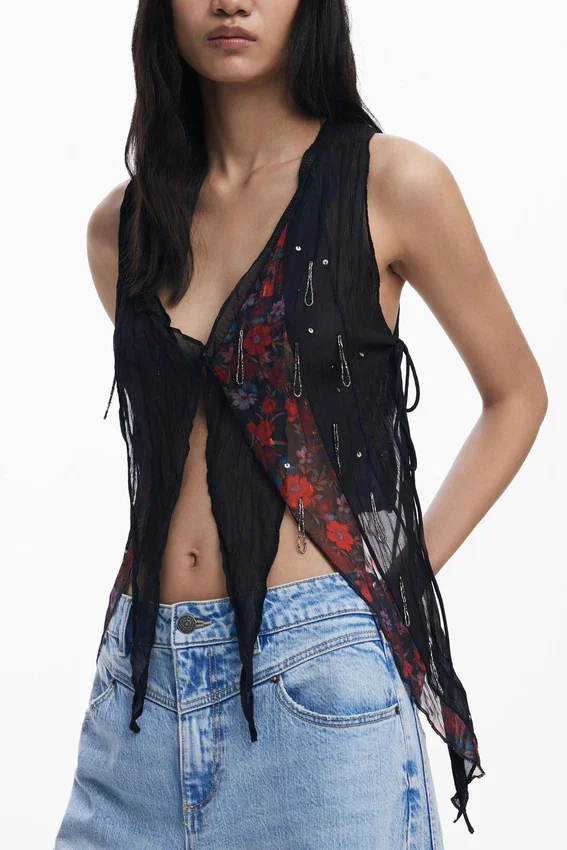 Asymmetric Chiffon Blouse Asymmetric Chiffon Blouse