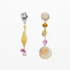Asymmetric Combined Zalio Earrings