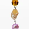Asymmetric Combined Zalio Earrings
