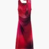Asymmetric Draped Dress