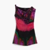 Asymmetric Dress Designed by Mr. Christian Lacroix
