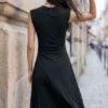 Asymmetric Floral Dress Asymmetric Floral Dress