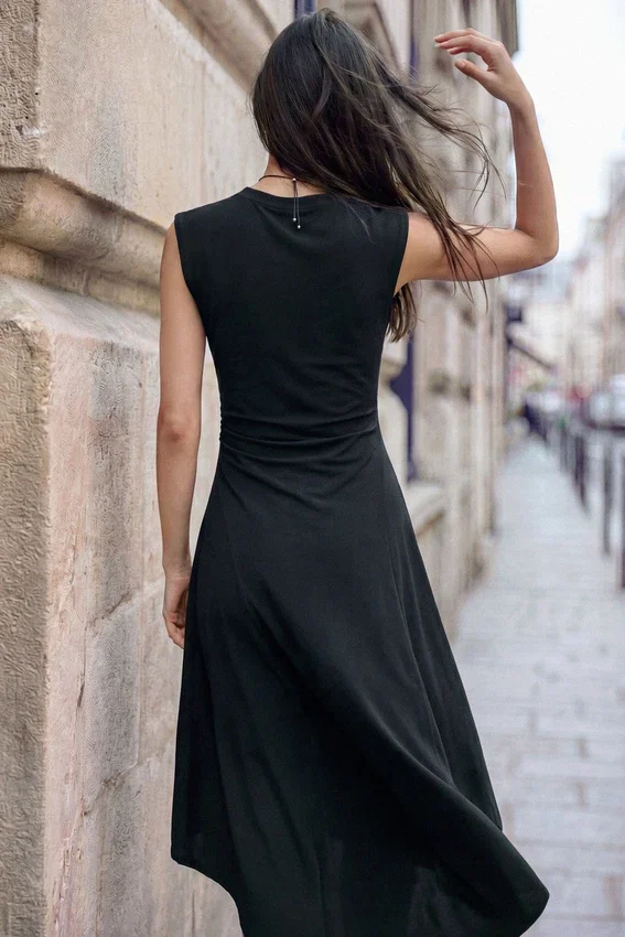Asymmetric Floral Dress Asymmetric Floral Dress
