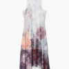 Asymmetric Floral Dress