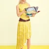 Asymmetric Printed Dress