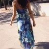 Asymmetric Printed Dress