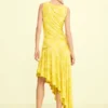 Asymmetric Printed Dress