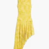 Asymmetric Printed Dress