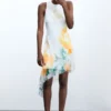Asymmetric Sleeveless Dress