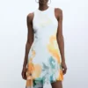 Asymmetric Sleeveless Dress