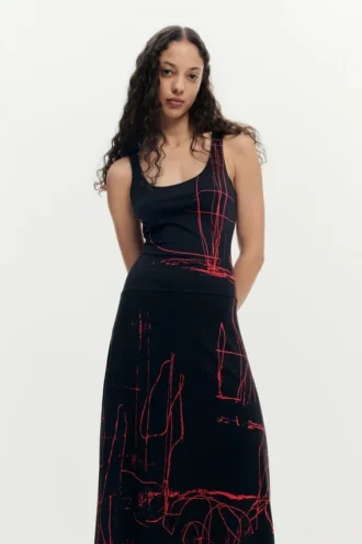 Asymmetric Sleeveless Dress