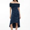 Asymmetric Tie-Dye Dress