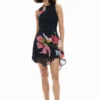 Asymmetrical Floral Dress