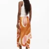 Asymmetrical Petal Skirt