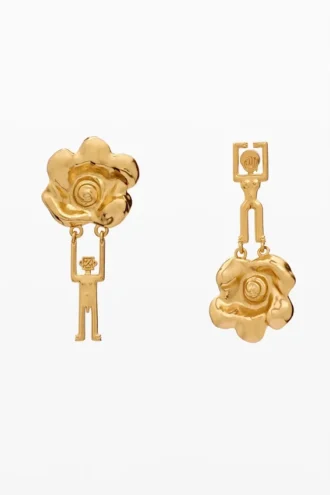 Asymmetrical Robots Zailo Earrings