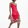 Asymmetrical Slip Dress