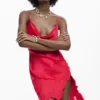 Asymmetrical Slip Dress