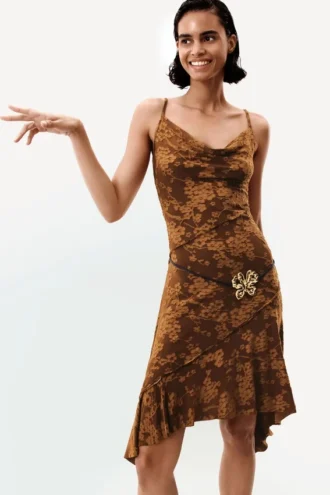 Asymmetrical Strappy Dress