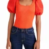 Balloon-Sleeve Body
