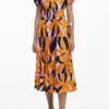 Bardot Dress with Ruffles