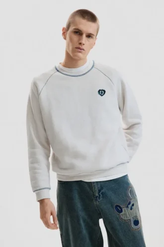 Basic Knit Sweatshirt