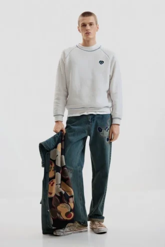 Basic Knit Sweatshirt