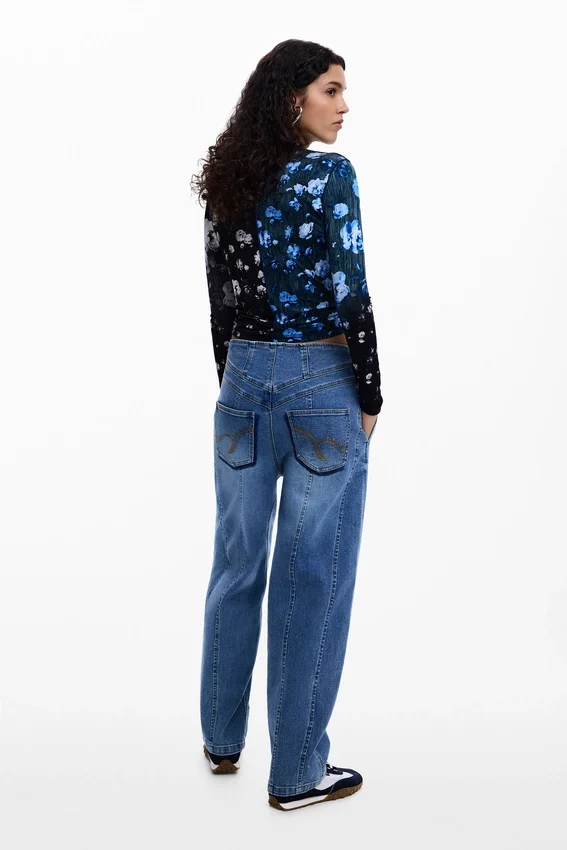 Bicolor Floral T-Shirt Bicolor Floral T-Shirt
