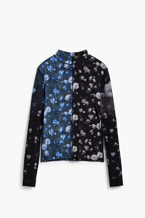 Bicolor Floral T-Shirt Bicolor Floral T-Shirt