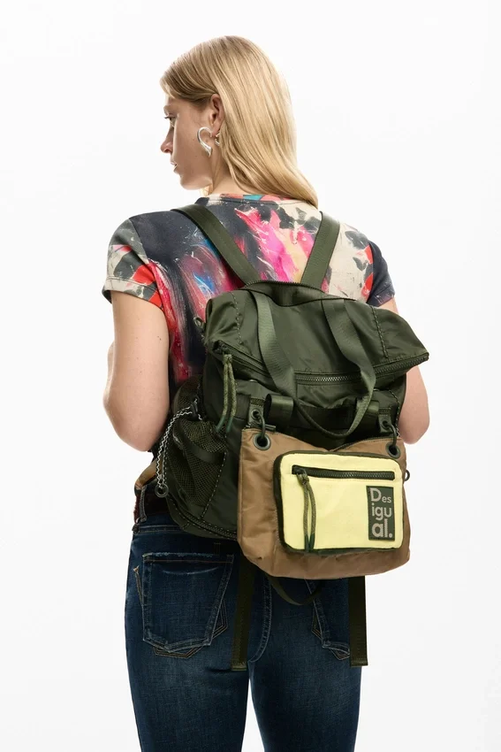 Bicolor Waxed Voyager Backpack Bicolor Waxed Voyager Backpack