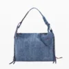 Big Denim Heart Bag