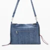 Big Denim Heart Bag