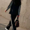 Bimaterial Blazer