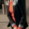 Bimaterial Blazer