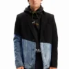 Bimaterial Denim Blazer Bimaterial Denim Blazer