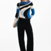 Blue Knit Sweater